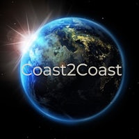 an image of the earth with the words coast2coast